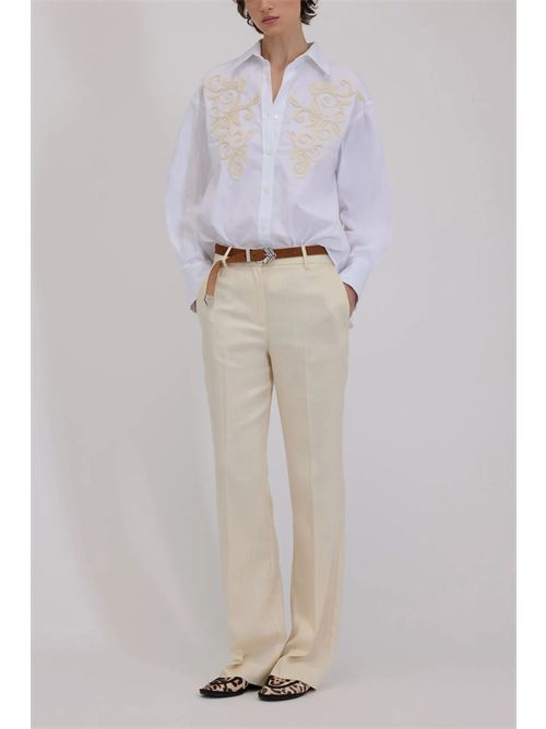 Shirt with embroidery ERMANNO FIRENZE | D48EK024E35MFB2010797